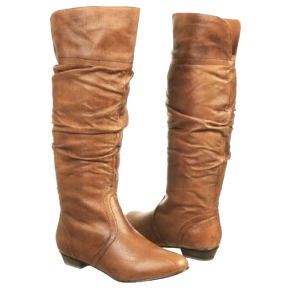 STEVE MADDEN Distressed Leather Candence Boots Size 6 - Picture 8 of 8